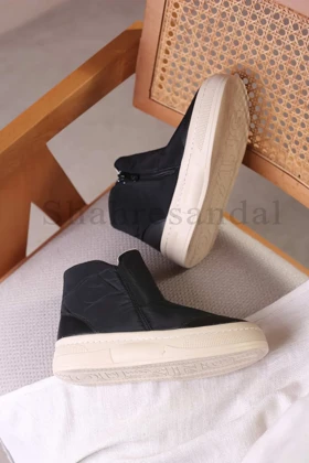 نیم بوت شمعی زنانه کد 4003