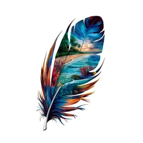 استیکر پارچه و لباس پاد آفرین مدل فانتزی پر کد 113