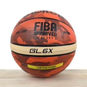 توپ بسکتبال طرح مولتن مدل FIBA APPROVED چرم