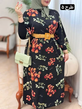 پیراهن فلور نینا 2758