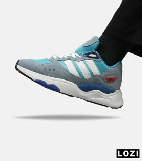 کفش کتانی مردانه آبی سفید ADIDAS torsion