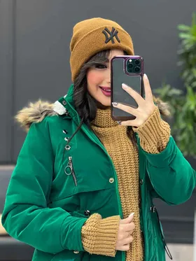 کاپشن سیلیکونی سه جیب