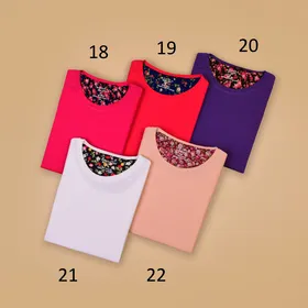تیشرت یقه گرد ساده 97206