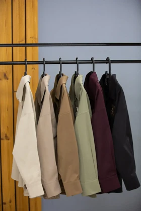 بارانی کتان پارکا اسکای