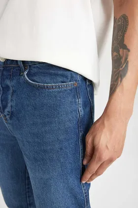 شلوار جین Slim Crop Fit B8324AX24SM