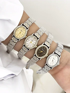 ساعت زنانه طرح نقره نگینی 942