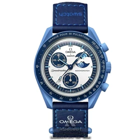 ساعت مچی امگا سواچ Omega x Swatch Speedmaster Super Blue