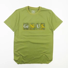 تیشرت مردانه چاپ GENIUS