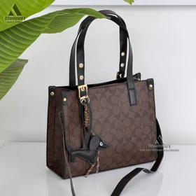 کیف زنانه کوچ Coach Handbag A04 (قهوه‌ای)
