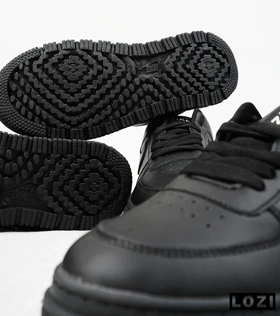 کفش کتانی بزرگ پا مشکی نایک NIKE AIR FORCE مدل 4101