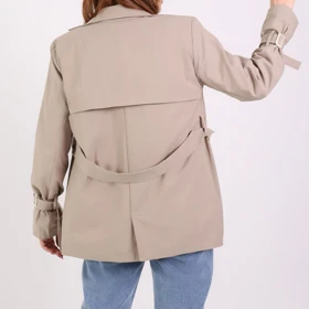 بارانی زنانه کوتاه زویا (Zuya) سین استایل