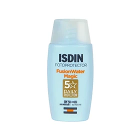 ضد آفتاب بدون رنگ ایزدین SPF50 مدل Fusion Water Magic