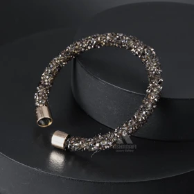 دستبند کریستالی Crystal Bracelet SRG01 (قهوهای)