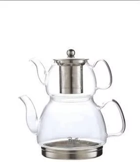 کتری و قوری پیرکس زیر استیل / 155