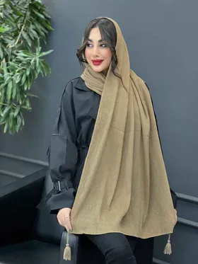 شال پلیسه لمه دار