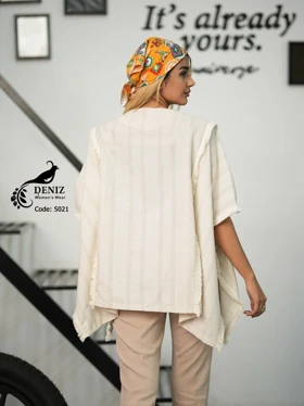 مانتو پانچ لینن درجه یک