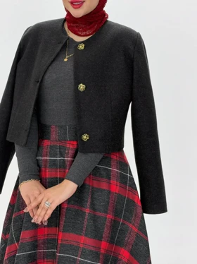 3864-کت و دامن لاوین