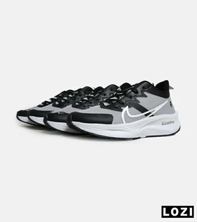 کفش کتانی بزرگ پا طوسی مشکی NIKE zoom x smiley