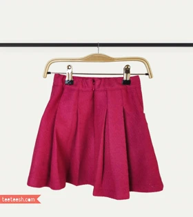 دامن پشمی سرخابی