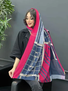 شال حریرنخ کمربندی زنجیری