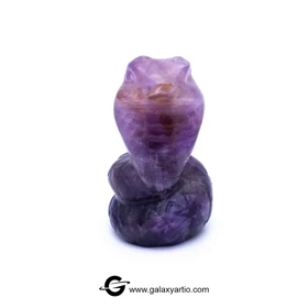 مجسمه تراش دست مار آمیتیست