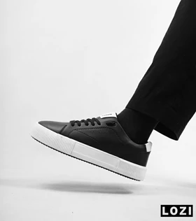 کفش اسنیکرزمردانه مشکی BERSHKA