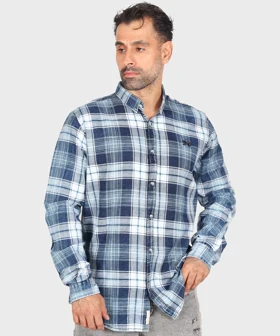 پیراهن مردانه چهارخانه آستین بلند 0531