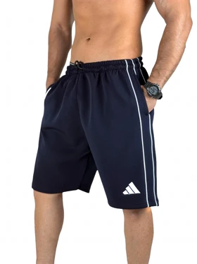 شلوارک طرح آدیداس ADIDAS بگ سرمه ای