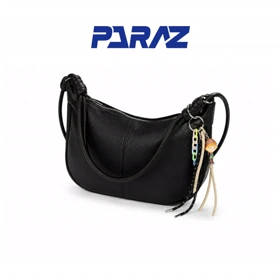 کیف دوشی-دستی زنانه مدل سلین مشکی کد 430