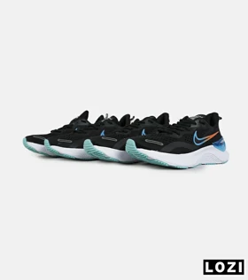 کفش کتانی مردانه و زنانه مشکی نارنجی آبی NIKE zoom X