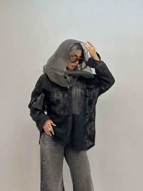 شومیز کنفی گل دوزی