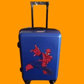 چمدان کودک مرد عنکبوتی سایز 24 رنگ سرمه ای ricardobeverlyhills