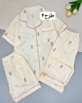 ست سه تیکه موسلین کد 4962