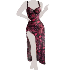 لباس خواب زنانه حریر فنر دار میلی (Milli)