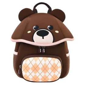 کیف کوله پشتی مهدکودک اورجینال زد ام بی بی ZM BABY 012 (قهوه ای)