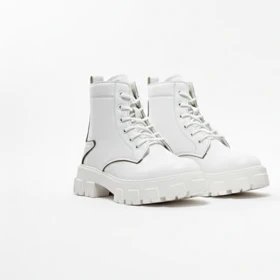 نیم بوت بندی رکسانا سفید کد 295066