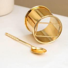 قاشق چای خوری طلایی