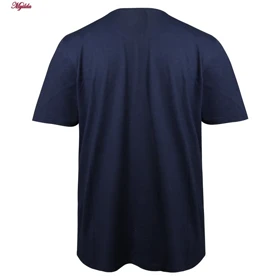 تیشرت آستین کوتاه مردانه مدل پنبه‌ای رنگ سرمه ای کد 5316-H-NR