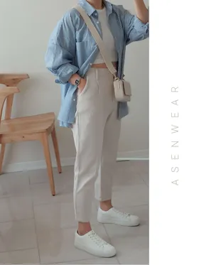شومیز h&m راه راه