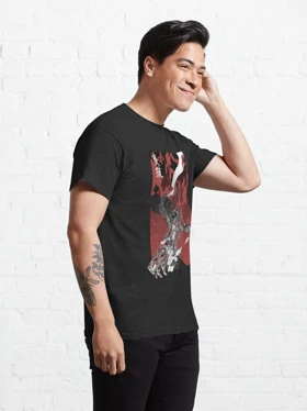 تیشرت با طرح Wolf with katana sekiro سکیرو کد 26903