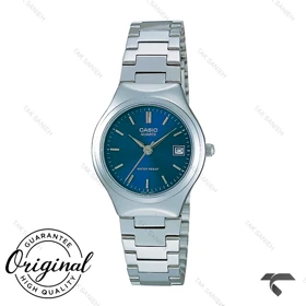 ساعت کاسیو LTP-1170A-2AR سیلور صفحه سرمه ای زنانه Casio-10266-L