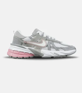 کفش کتانی مردانه و زنانه طوسی سفید صورتی Nike cushlon مدل 7578