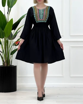 پیراهن هندی نخی
