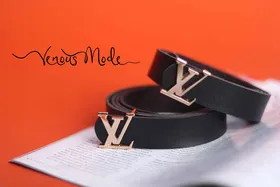 کمربند LV مشکی مات