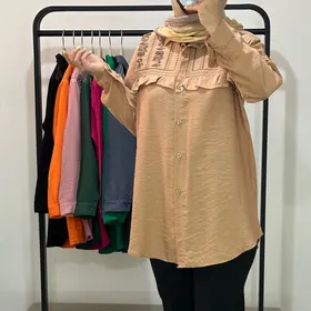 B720- مانتو چین‌دار