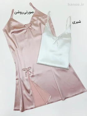 لباس خواب زنانه ساتن لوندر Lavender