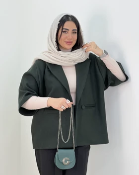 پالتو پانچ السا(1)کد:4637