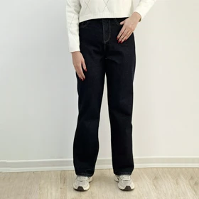 شلوار جین نیم بگ 1007419