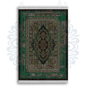 فرشینه از جنس پارچه هازان مخمل ترک طرح سنتی و مدرن برند دفه کد DDSS50
