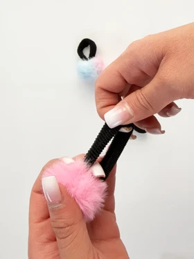 کش مو فانتزی توپ پشمالو